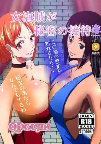 [Q Doujin] Onna Kaizoku ga Himitsu no Settai (One Piece) [Chinese] [紫苑汉化组]