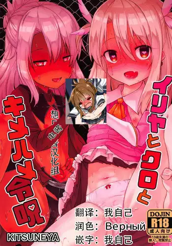 (C92) [Kitsuneya (Leafy)] Illya to Kuro to Kimehame Reiju (Fate/kaleid liner Prisma Illya) [Chinese] [想日电酱汉化组]