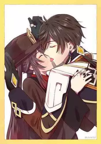 Zhongli x Hu Tao love story hentai doujinshi